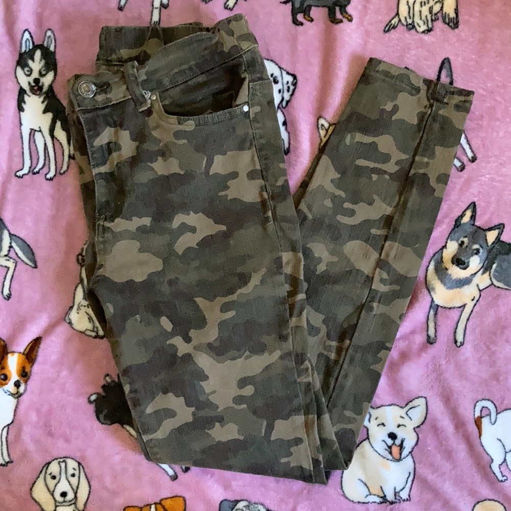 Grace & Lace Camo Skinny Jeans